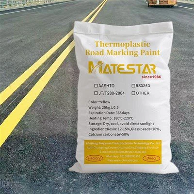 Yellow Thermoplastic Road Marking Paint